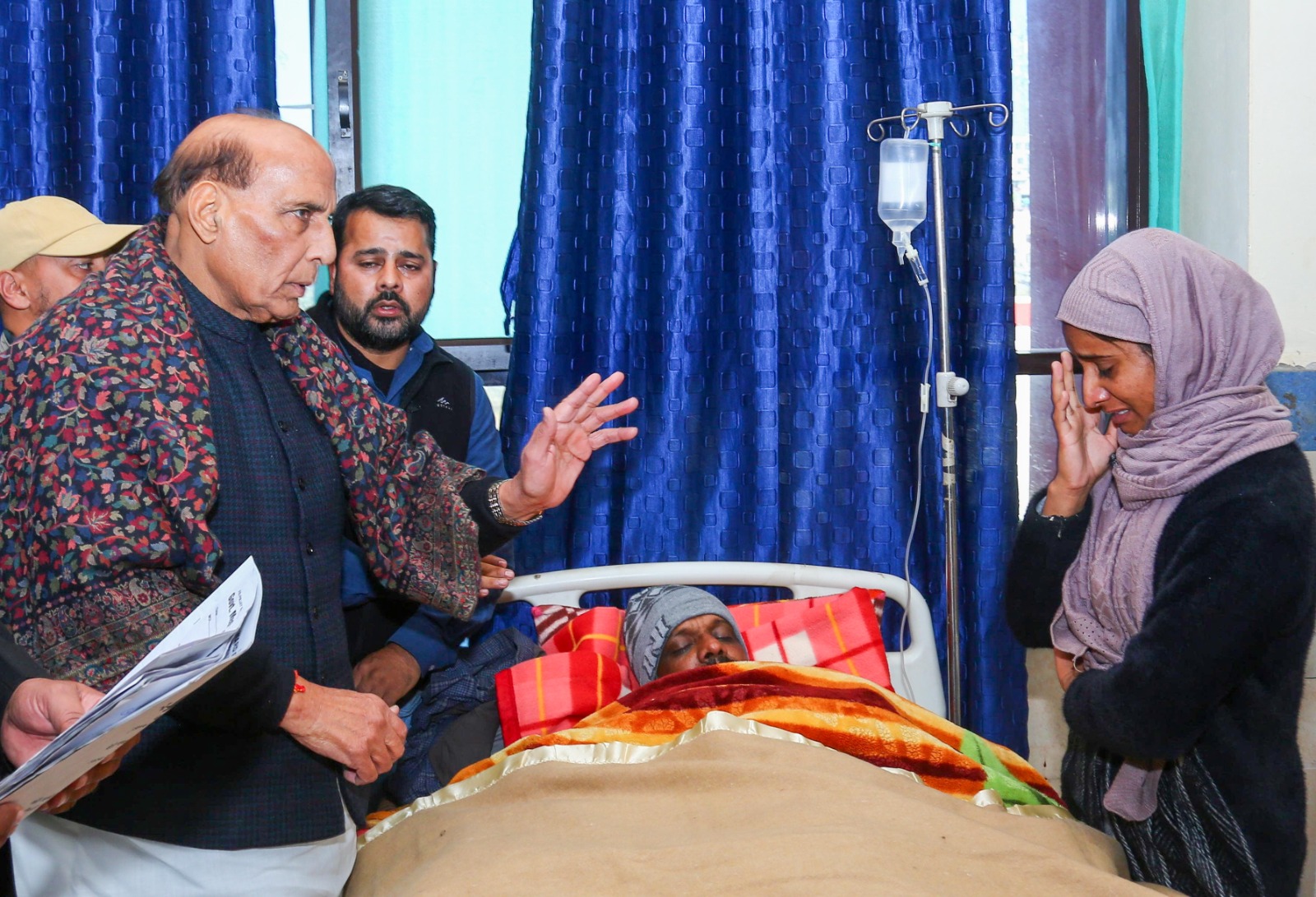 After "No Mistakes" Message To Army, Minister Meets Injured J&K Civilians