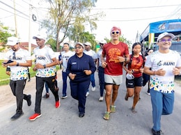 Pics: Milind Soman At "Friendship" Marathon Organised By India, Tanzania Pics: Milind Soman At "Friendship" Marathon Organised By India, Tanzania