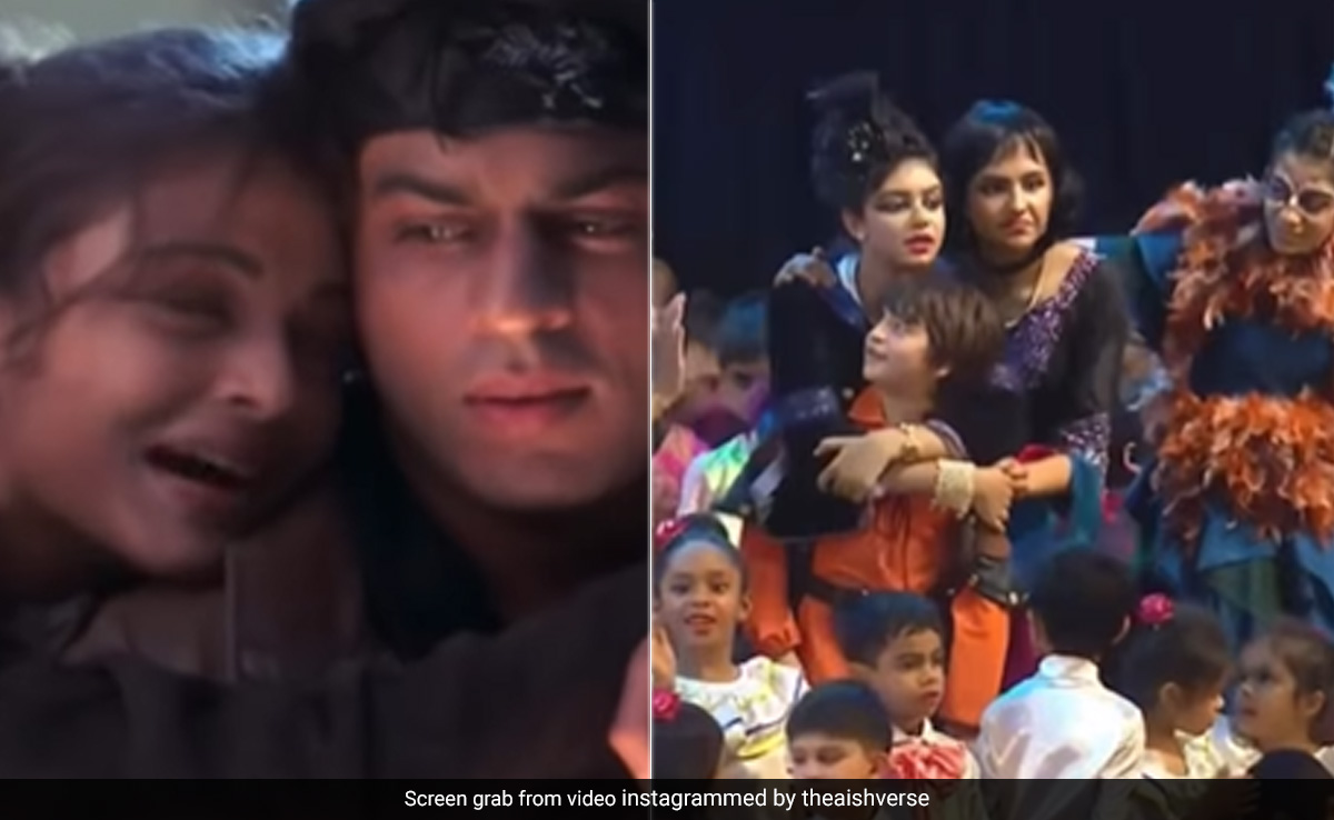 Viral: This Pic Of Aaradhya And AbRam Reminds The Internet Of Shah Rukh Khan And Aishwarya Rai Bachchan's <i>Josh</i>