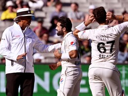 Watch: Mohammad Rizwan Fumes As 'Wristband' Costs Him His Wicket In Boxing Day Test