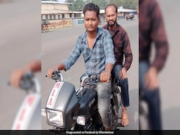 Unable To Get A Car, Madhya Pradesh MLA Borrows Bike To Get To Assembly Unable To Get A Car, Madhya Pradesh MLA Borrows Bike To Get To Assembly