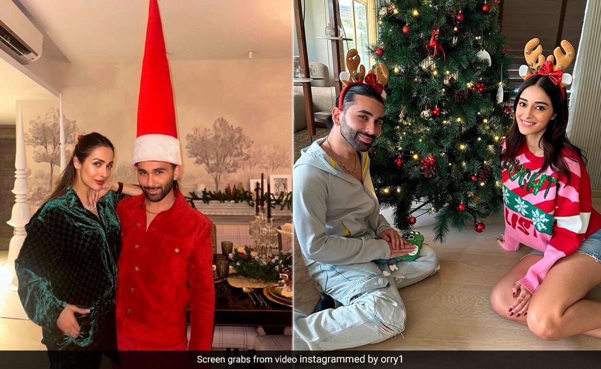 From Ananya Panday To Malaika Arora, Orry Had A Very Merry And Very Stylish Christmas With These Bollywood Stars