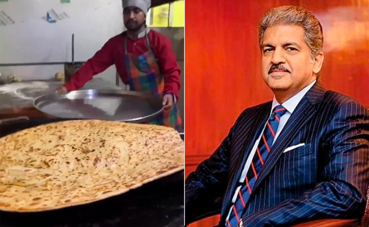 Anand Mahindra Chooses Parantha Over Pizza, Abhishek Bachchan Reacts Anand Mahindra Chooses Parantha Over Pizza, Abhishek Bachchan Reacts