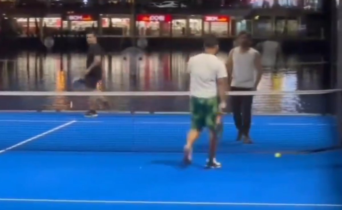 मैदान पर दिखे धोनी और ऋषभ पंत, दोनों के बीच हुआ जबर्दस्त मुकाबला, देखें वायरल वीडियो