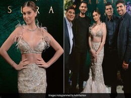 Tara Sutaria's Shimmery Gold Embellished Mermaid <i>Lehenga</i> Gives Traditional Dressing A Modern Spin Tara Sutaria's Shimmery Gold Embellished Mermaid <i>Lehenga</i> Gives Traditional Dressing A Modern Spin