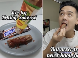 Watch: Vlogger Tries Snickers With Ketchup, Leaves Internet In Disbelief