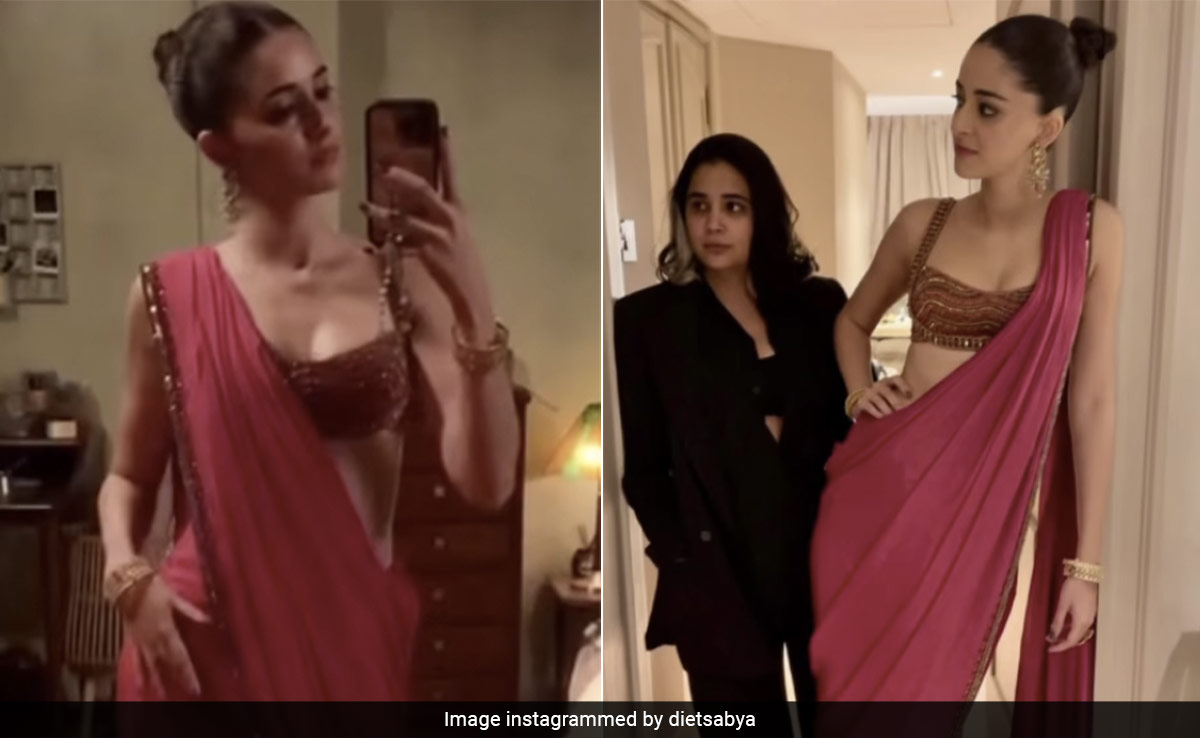 Ananya Panday's Red Revenge <i>Saree</i> From <i>Kho Gaye Hum Kahan</i> Can Kiss The Haters Goodbye