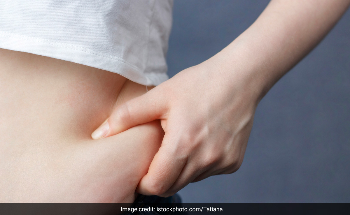 Love handles develop because of an overall increase in body fat