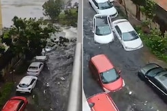 Video: One-By-One, Parked Cars Swept Away In Chennai Floods Due To Cyclone Michaung Video: One-By-One, Parked Cars Swept Away In Chennai Floods Due To Cyclone Michaung