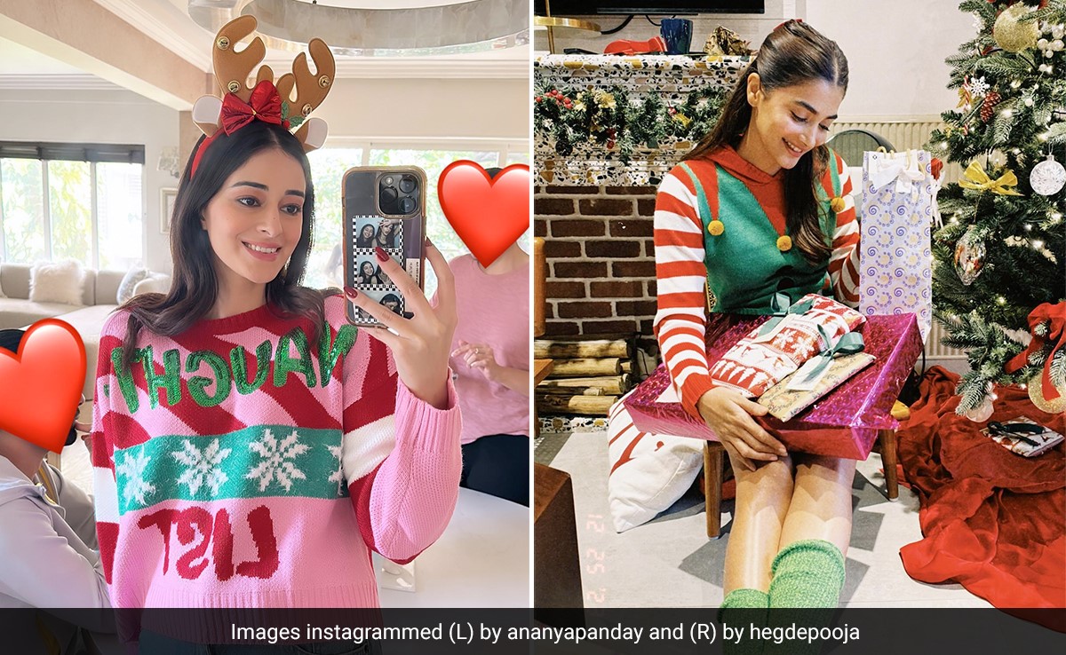 From Sonam And Pooja To Ananya Panday, Bollywood Put The Glam Quotient In Homely Style For Christmas 2023