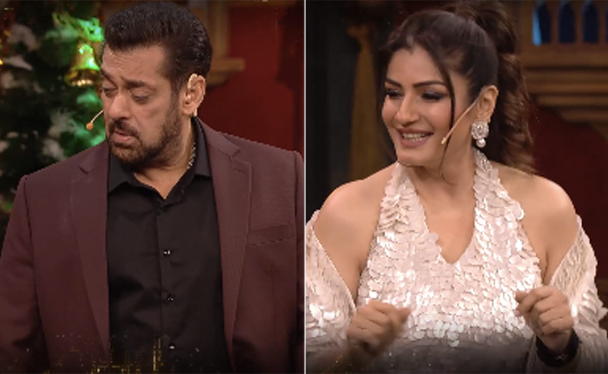 <i>Bigg Boss 17</i>: Salman Khan And Raveena Tandon Had This Much Fun