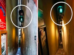 इंसान तक के चलने की नहीं है जगह, फिर भी गली के मुहाने पर लगी है ट्रैफिक लाइट इंसान तक के चलने की नहीं है जगह, फिर भी गली के मुहाने पर लगी है ट्रैफिक लाइट