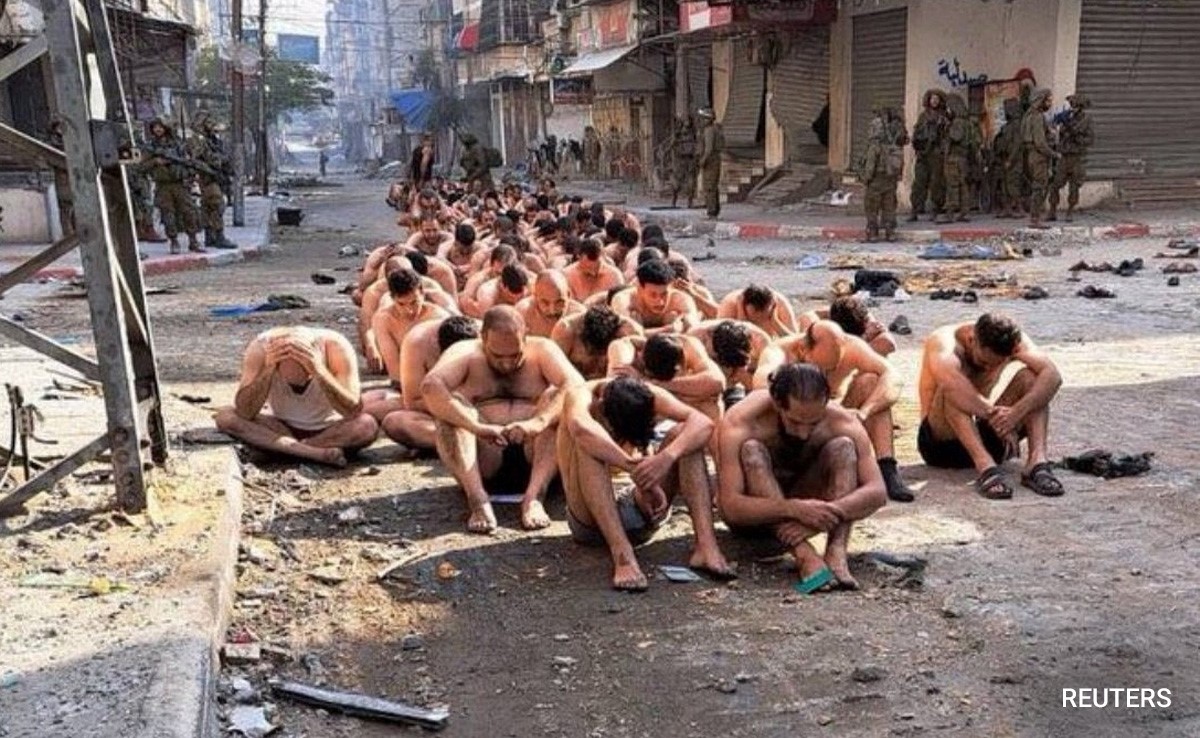 Hamas Slams Israel After Images Of Palestinian Men Stripped To Underwear Surface