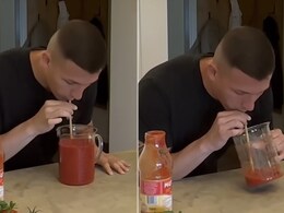 आंद्रे ऑर्टोल्फ ने सबसे तेजी से 1 लीटर टमाटर सॉस पीने का बनाया विश्व रिकॉर्ड, गिनीज वर्ल्ड रिकॉर्ड्स शेयर किया वीडियो आंद्रे ऑर्टोल्फ ने सबसे तेजी से 1 लीटर टमाटर सॉस पीने का बनाया विश्व रिकॉर्ड, गिनीज वर्ल्ड रिकॉर्ड्स शेयर किया वीडियो