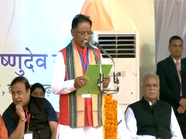 Vishnu Deo Sai Takes Oath As Chhattisgarh Chief Minister