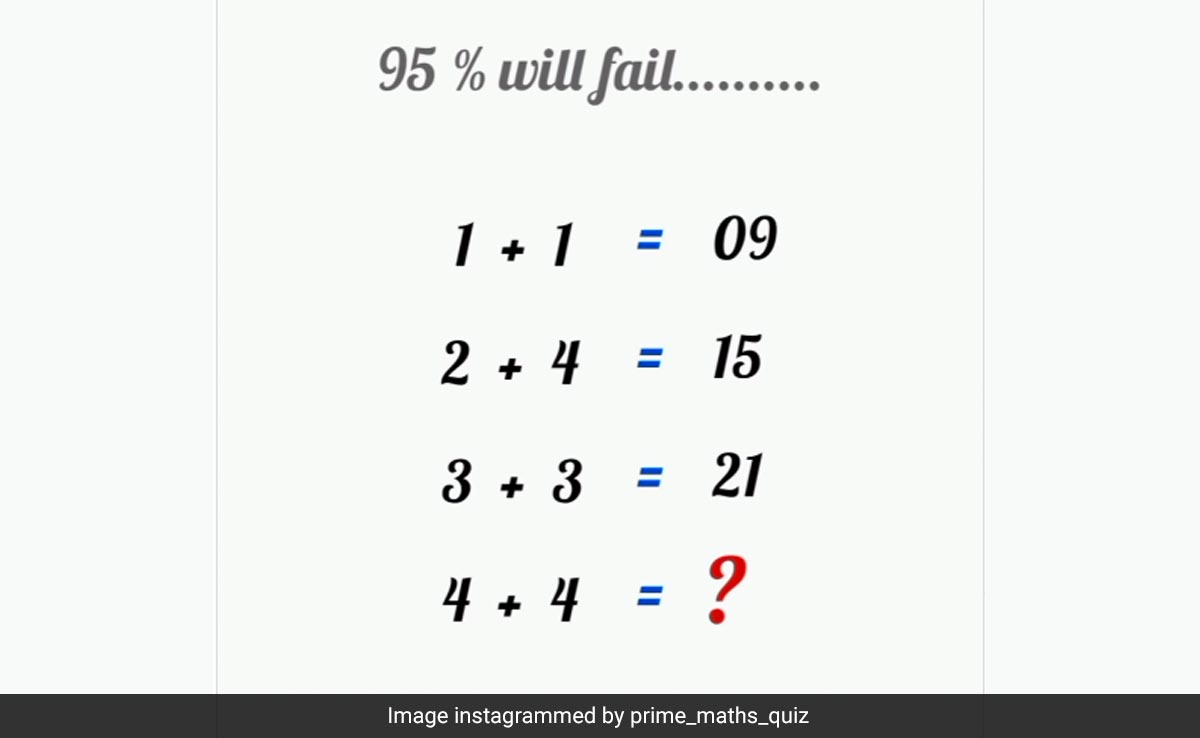 इस गणित की पहेली को हल करने में 95% लोग हो जाएंगे फेल, अगर आपका IQ है तेज़, तो दीजिए सही जवाब