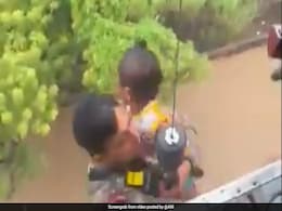 Video: Pregnant Woman, Infant Rescued By Chopper From Tamil Nadu Floods Video: Pregnant Woman, Infant Rescued By Chopper From Tamil Nadu Floods