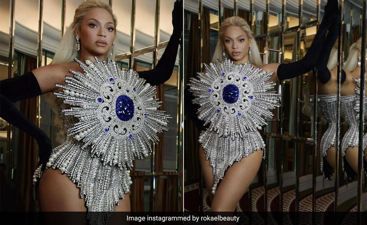 Beyonce's Bejewelled Silver Dress Is The After Party Dress Of Our Dreams