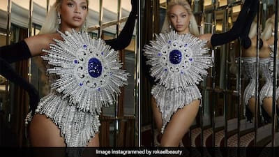 silver beyonce dress 7 times Beyonc rocked corsets like a queen: from her metallic Gucci gown at the Grammys and a lacy D&G piece at the Super Bowl 2022, to a leather David Koma fashion For Renaissance Movie Premiere In