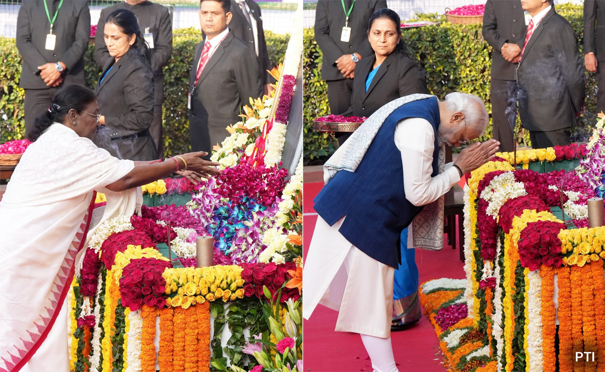 President Murmu, PM Modi Pay Tribute To BR Ambedkar On His Death Anniversary