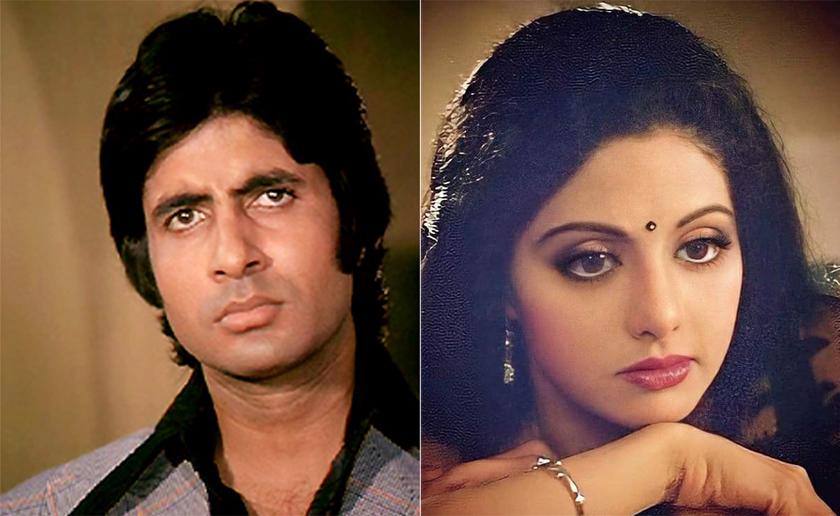 जब अमिताभ बच्चन संग काम नहीं करना चाहती थीं श्रीदेवी, बिग-बी ने लगाई ऐसी तरकीब 'रूप की रानी' को पड़ा पिघलना