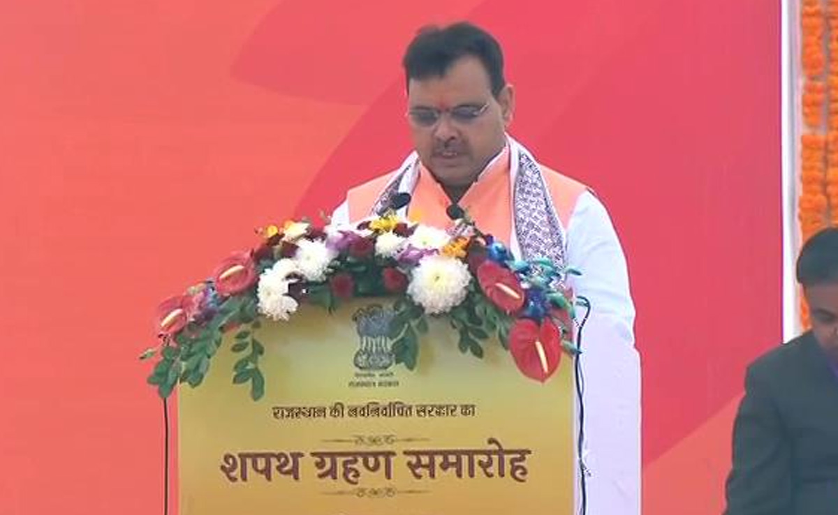 Bhajan Lal Sharma Takes Oath As Rajasthan Chief Minister, PM Modi Present