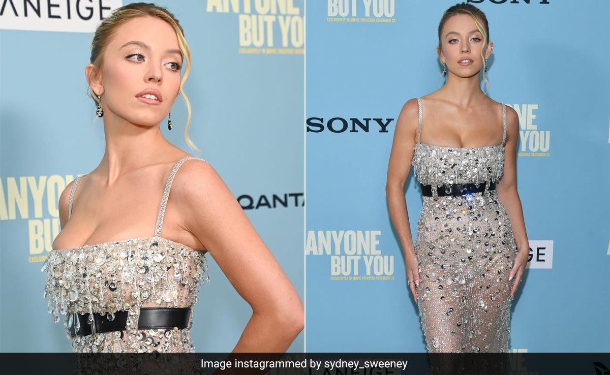 Sydney Sweeney Shines Brighter Than The Diamonds In Her Embellished Miu Miu Gown