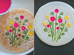 Watch: Chef Transforms Ordinary Uttapam Into A Beautiful Edible Art