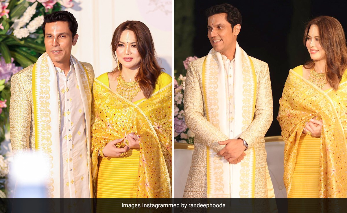 Randeep Hooda And Lin Laishram's Wedding Style In Handloom Outfits Are Dreamlike