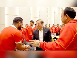 'Hope For A Fantastic Pro Kabaddi League Season': Pranav Adani After Meeting Gujarat Giants Squad