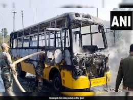 School Bus Catches Fire In Madhya Pradesh, 36 Students, 4 Teachers Escape Unhurt School Bus Catches Fire In Madhya Pradesh, 36 Students, 4 Teachers Escape Unhurt