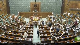 After Parliament Breach, MPs Overpower Intruder, Rain Blows On Him