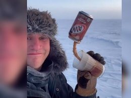 Viral Video Captures Beer Freezing At -64 Degrees C In The South Pole