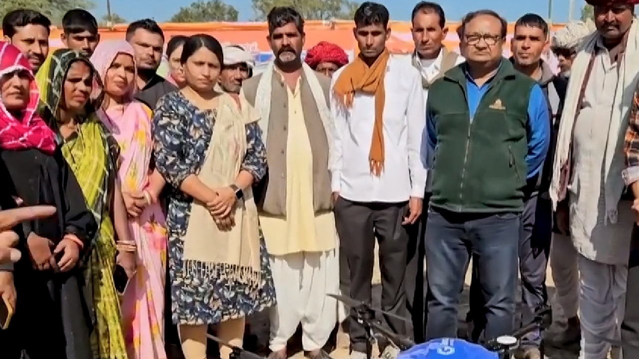 राजस्थान के टोंक में ड्रोन से कैसे हो रही है खेती देखिए?