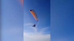 Punjab Man Performs Paragliding On E-Scooter, Video Goes Viral