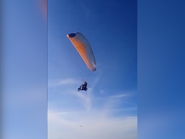 Punjab Man Performs Paragliding On E-Scooter, Video Goes Viral