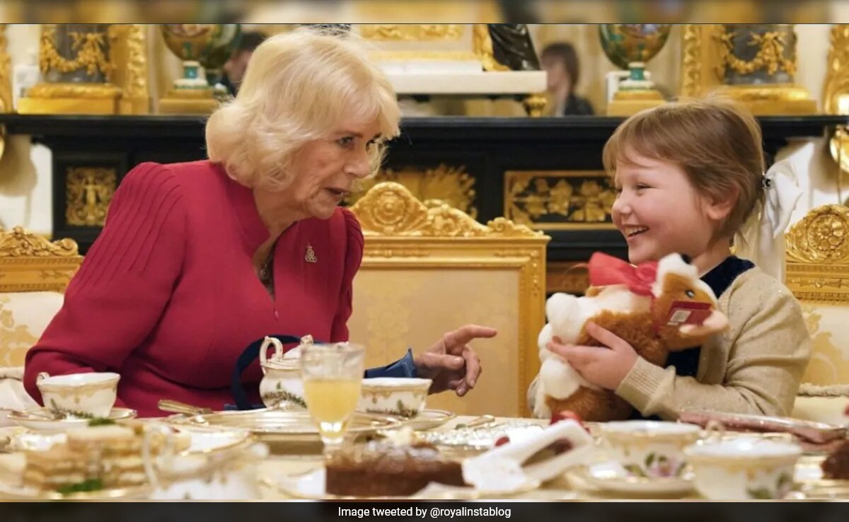 Queen Camilla Hosts Afternoon Tea For 7-Year-Old Girl With Brain Tumour At Windsor Castle - Vimarsana News