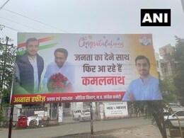 "Congratulations": Poster Hailing Kamal Nath As Madhya Pradesh Chief Minister "Congratulations": Poster Hailing Kamal Nath As Madhya Pradesh Chief Minister
