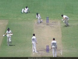 Watch: Bizarre Scenes As Australian Batter Matt Renshaw Reaches Fifty With A '7' Against Pakistan