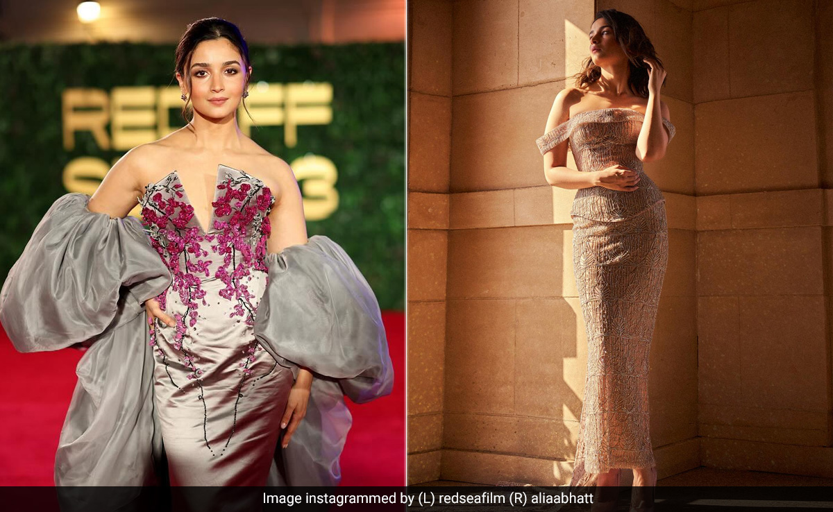 "Smile" And "Sparkle" Alia Bhatt Does All Too Well In A Dusty Rose Pink Skirt Set At This Fest