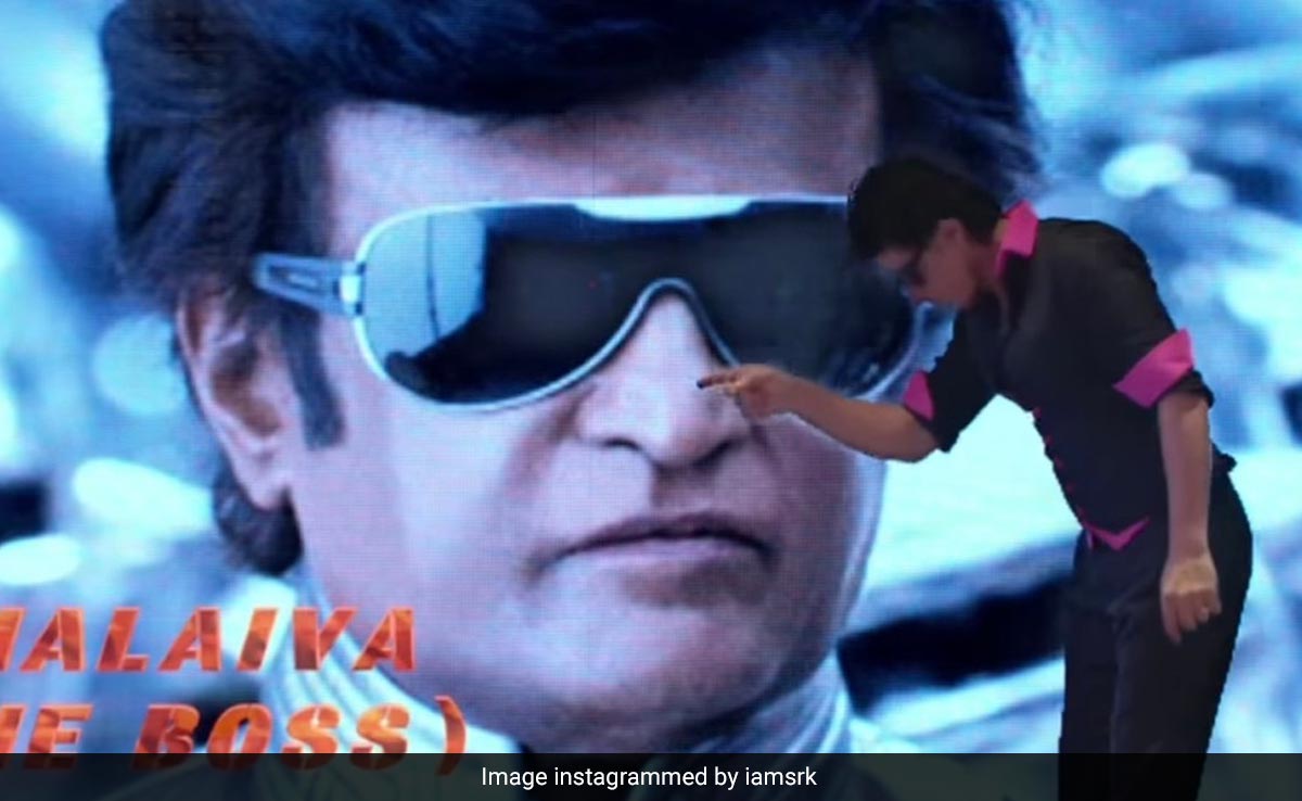 Fanboy Shah Rukh Khan's Aww-Dorable Birthday Wish For "Thalaiva" Rajinikanth: "Big Hugs From Me"