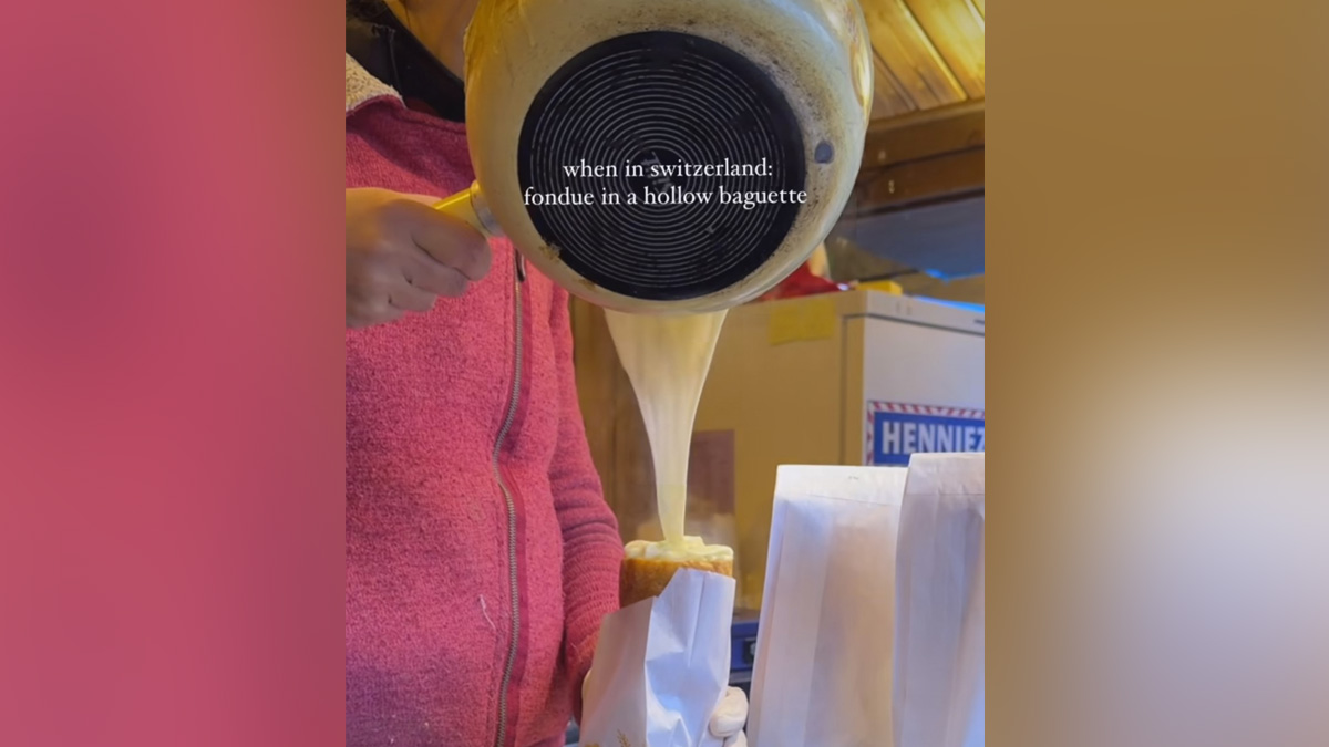 Viral Video Showing Fondue Being Poured Into Hollow Baguette Sets Internet Abuzz