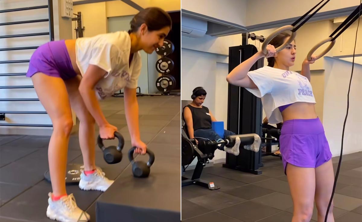 Sara Ali Khan's Cardio Cycling Workout Video Will Ramp Up Your December Fitness Game