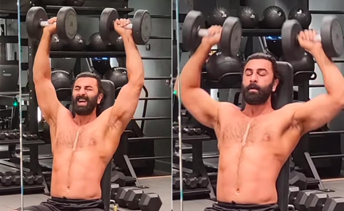 Viral: Just Ranbir Kapoor Sweating It Out In The Gym To Transform Into <i>Animal</i>