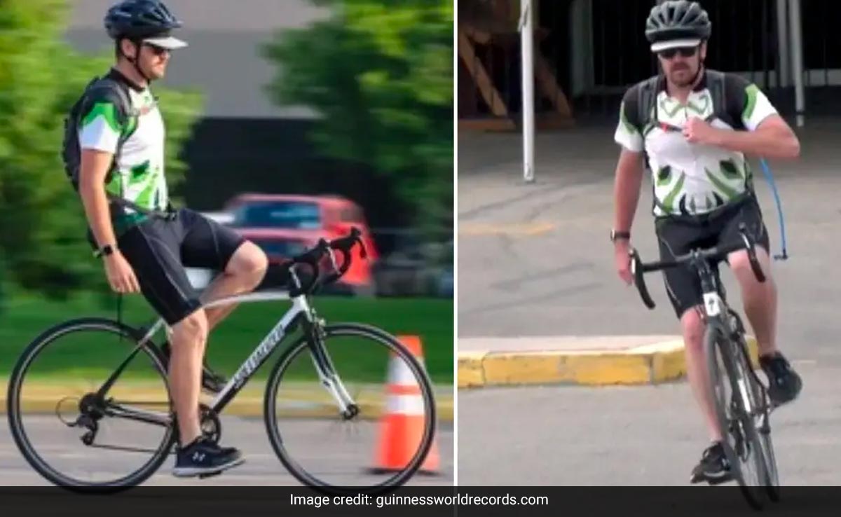 Riding Hands-Free, Canadian Cyclist Travels 130 Kilometres, Breaks World Record
