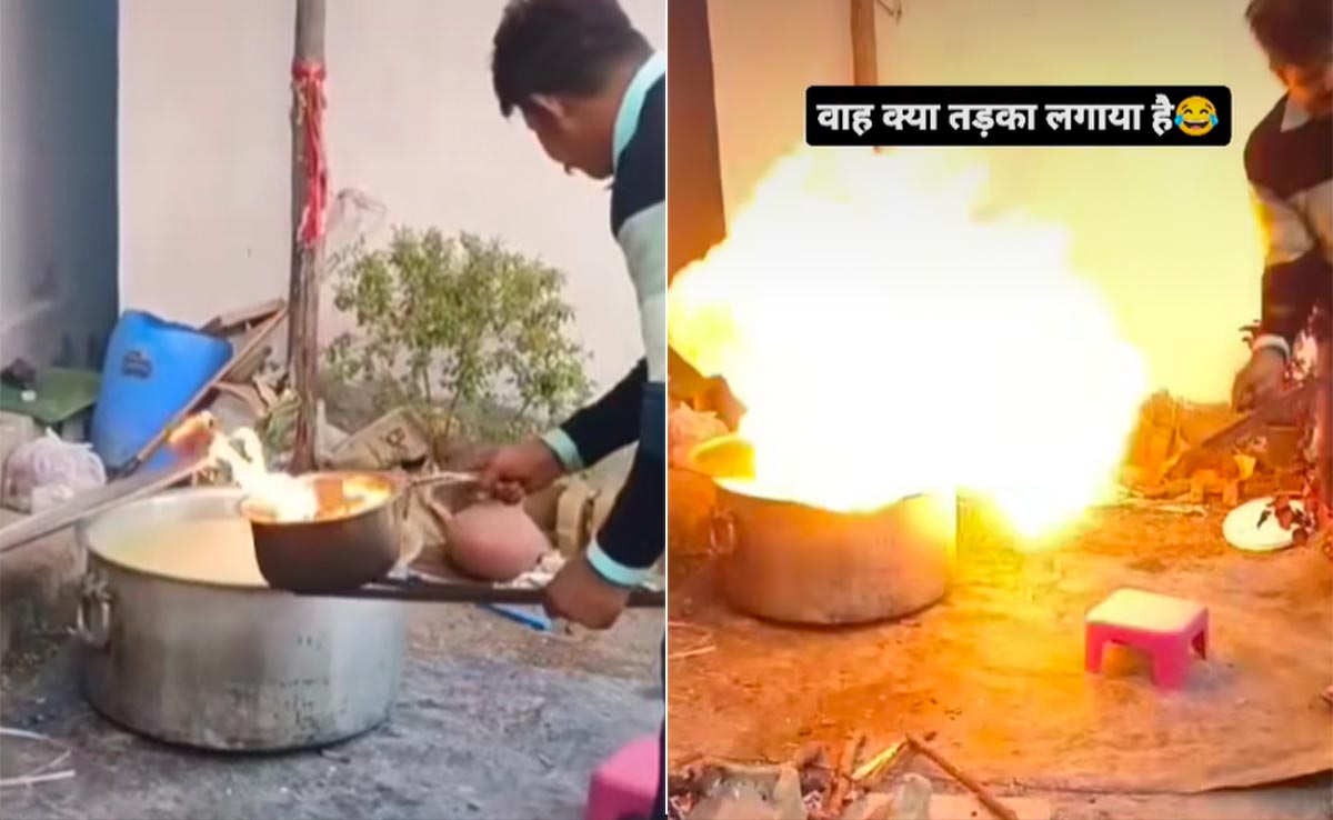 वाह..क्या तड़का लगाया है, शामियाने से ही दिखने लगा खुला आसमां, वीडियो देख नहीं रुकेगी हंसी