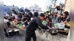 "It's Better To Die...": Gripped By Hunger, Gazans Hours For Meagre Food