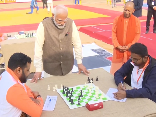 PM Modi Inaugurates World's Largest Meditation Centre, Attends Sports Event In Varanasi