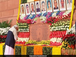 PM Modi Pays Tribute To Victims Of 2001 Parliament Attack PM Modi Pays Tribute To Victims Of 2001 Parliament Attack
