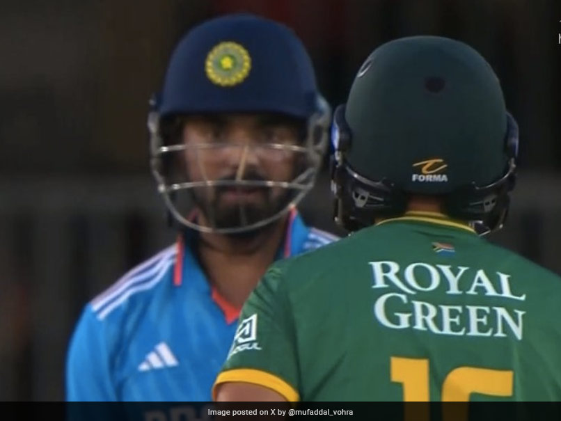 VIDEO: अफ्रीकी खिलाड़ी के मैदान पर पहुंचते ही गूंज उठा 'राम सिया राम...', केएल राहुल के रिएक्शन ने लूट ली महफ़िल